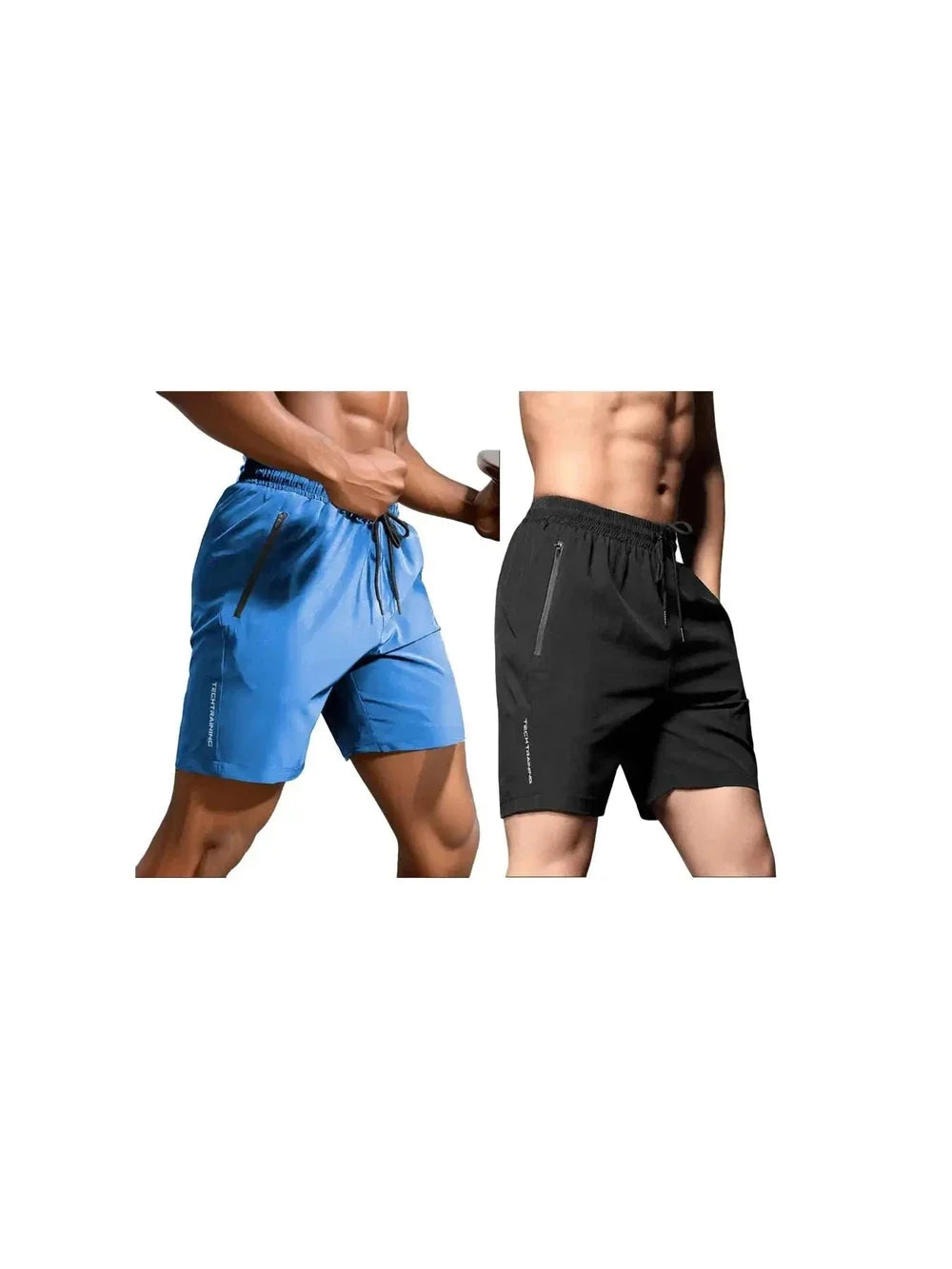 Elite Performance Shorts Navy Blue color detail shot