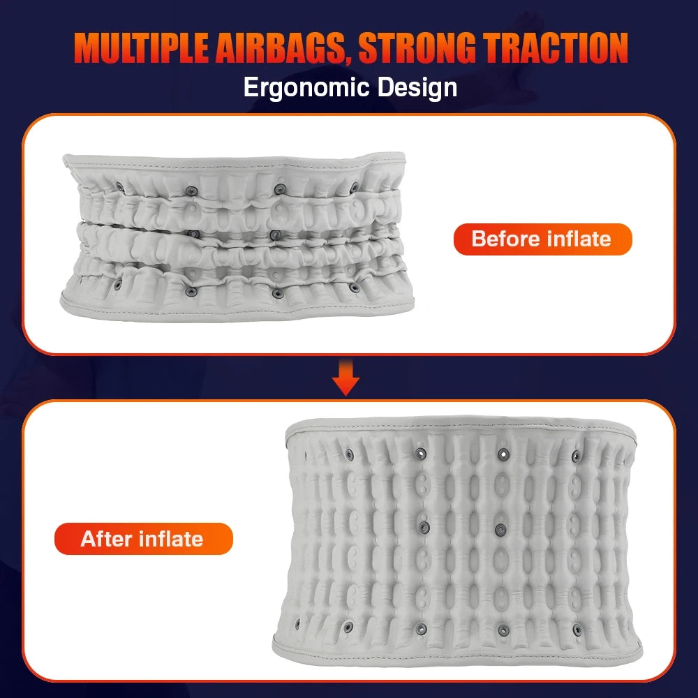 Inflatable Heated Lumbar Support Belt