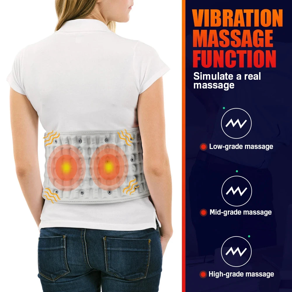 Inflatable Heated Lumbar Support Belt