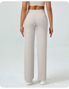 High Waisted Straight Leg Yoga Pants