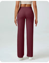 High Waisted Straight Leg Yoga Pants